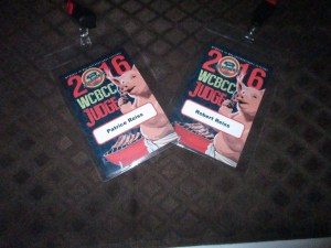 It's Official, we are credentialed BBQ judges