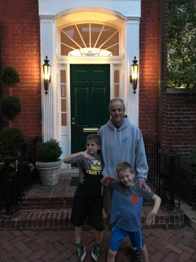 kennedy georgetown with boys