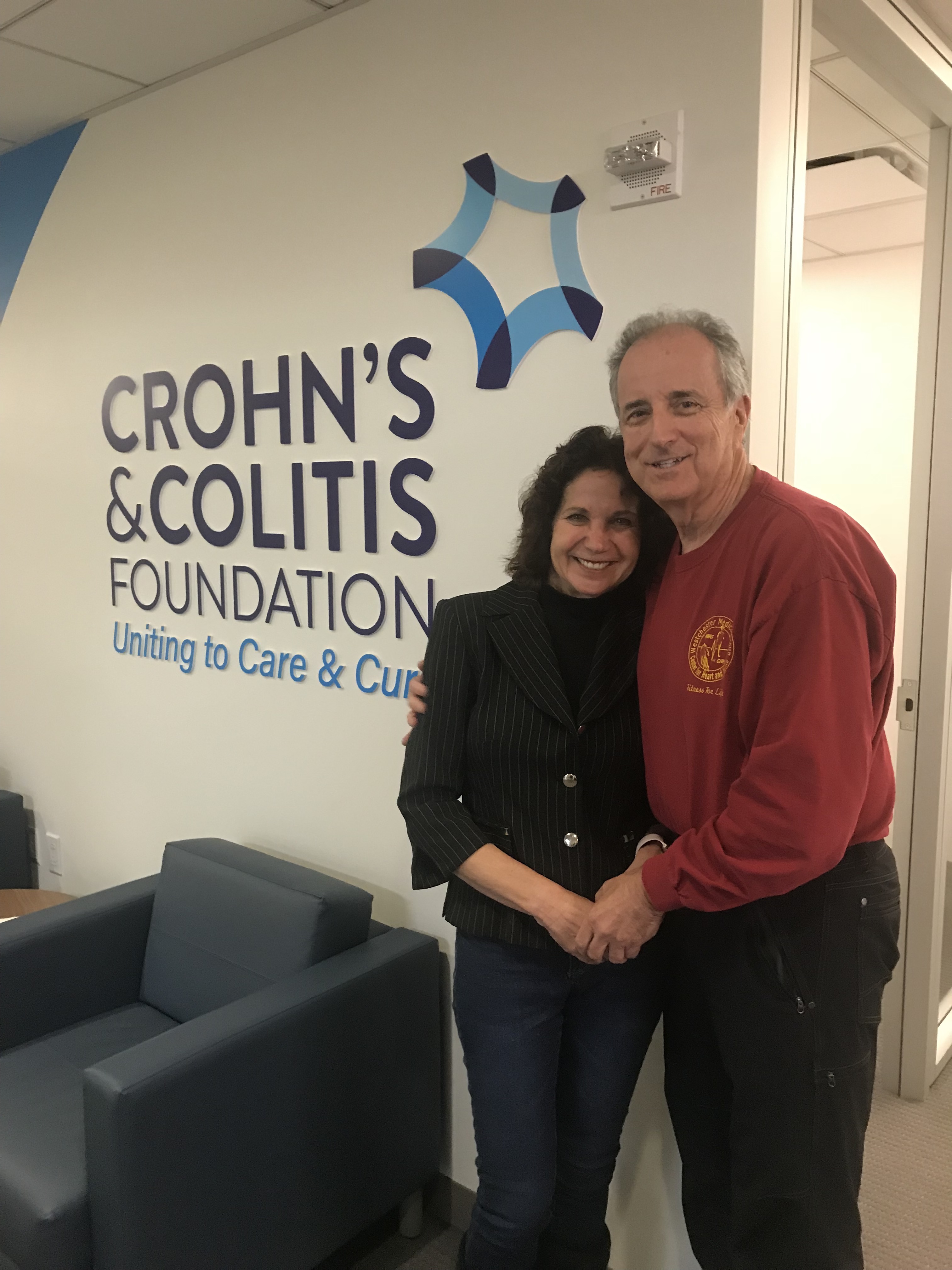 PAT AND ROB AT CCFA STAKE