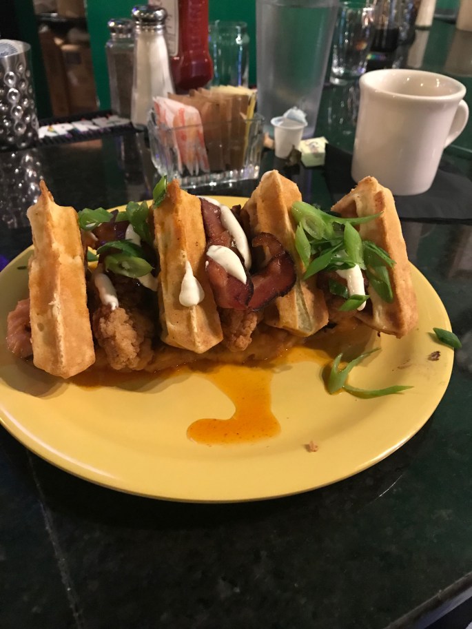 WAFFLES AND CHICKEN